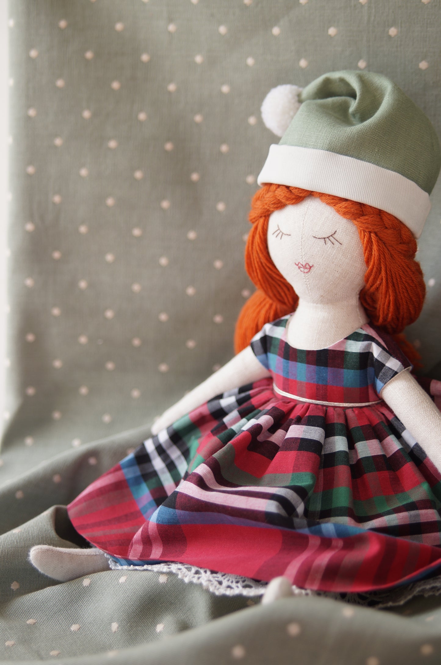 Tuque de Poupée Noël