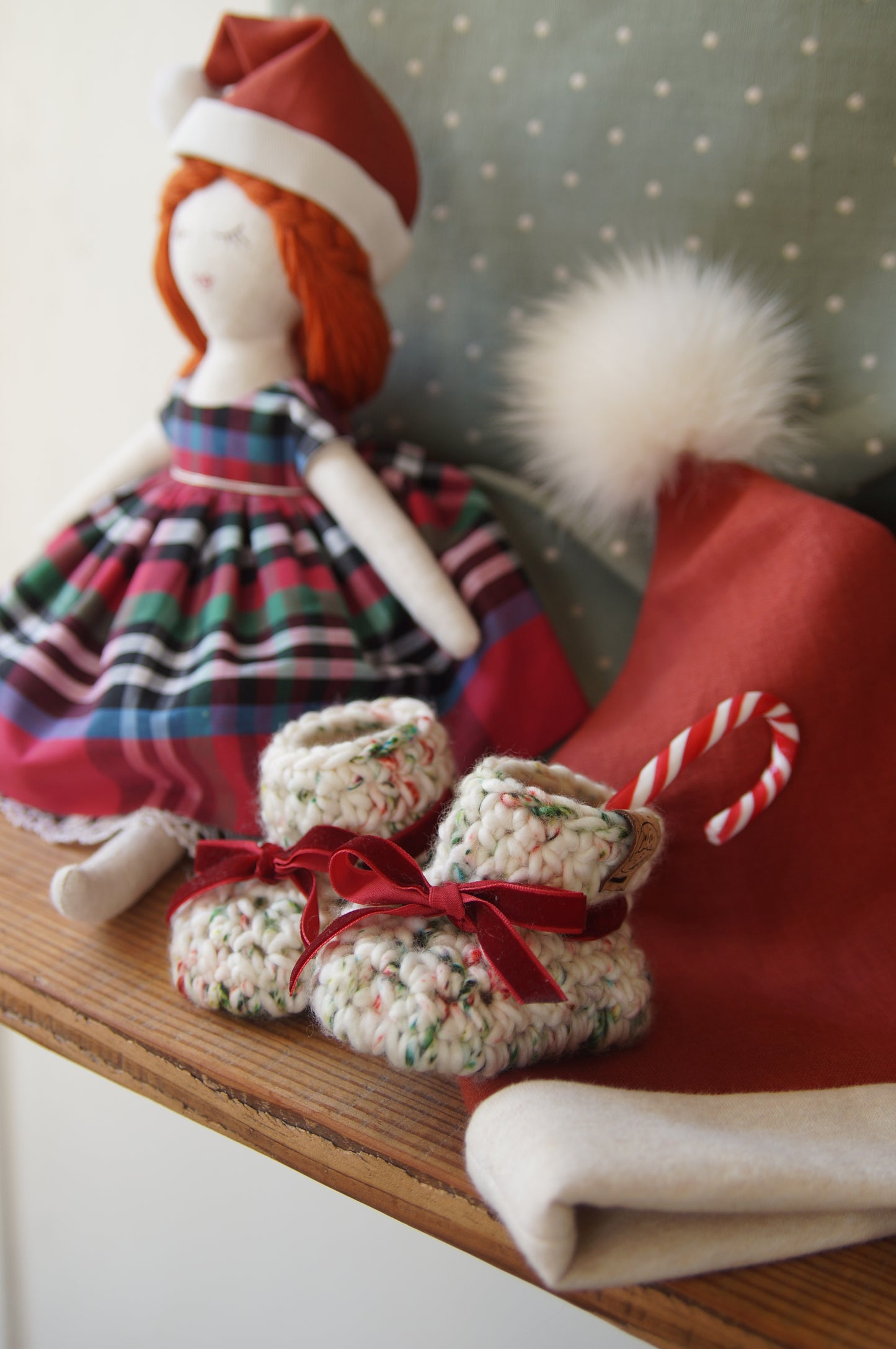 Tuque de Poupée Noël