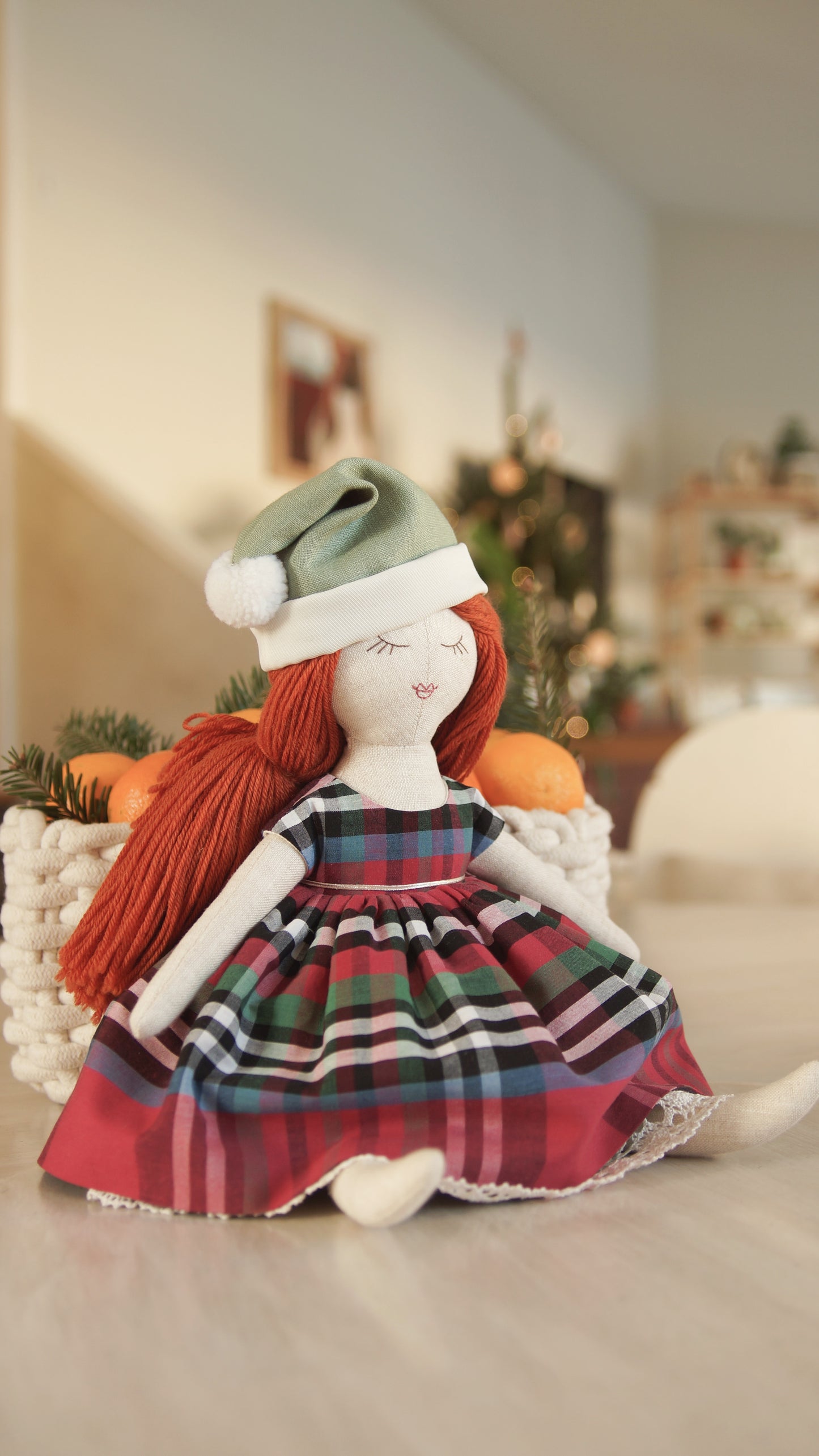Tuque de Poupée Noël