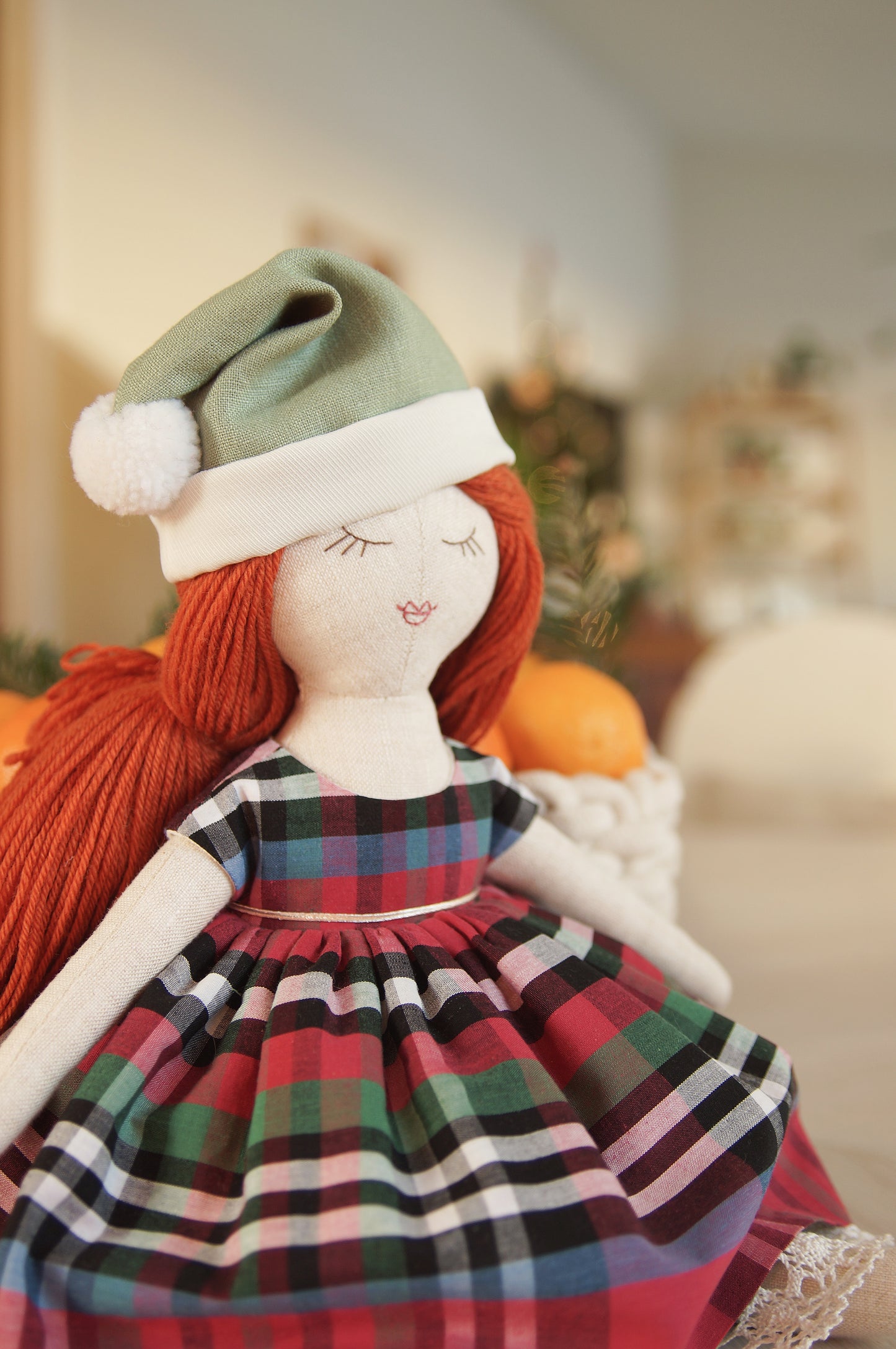 Tuque de Poupée Noël