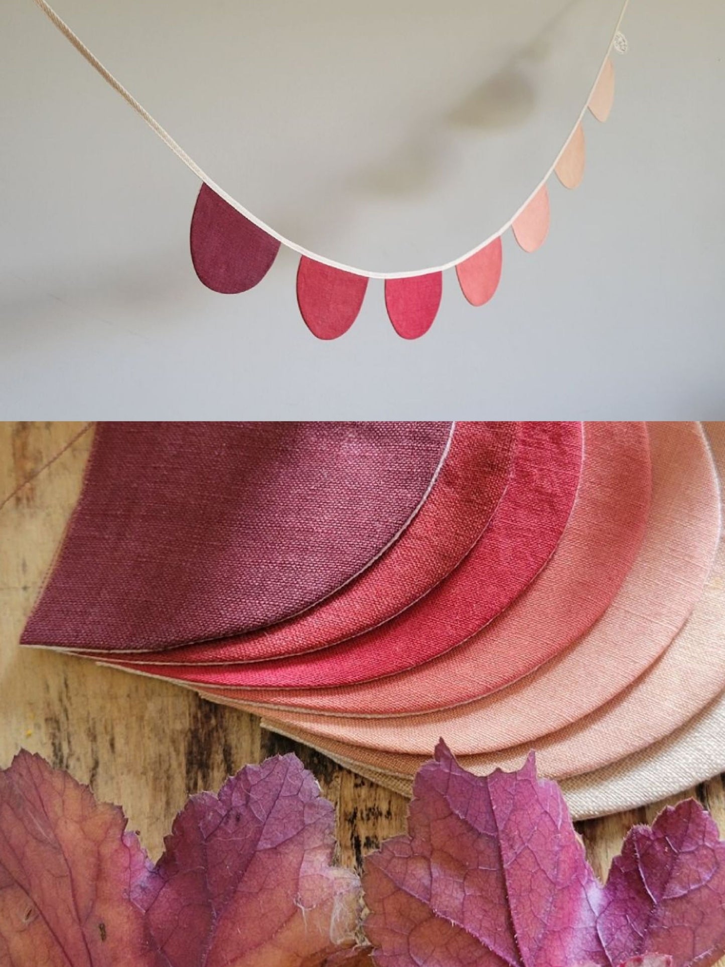 Guirlande VIGNE ROUGE